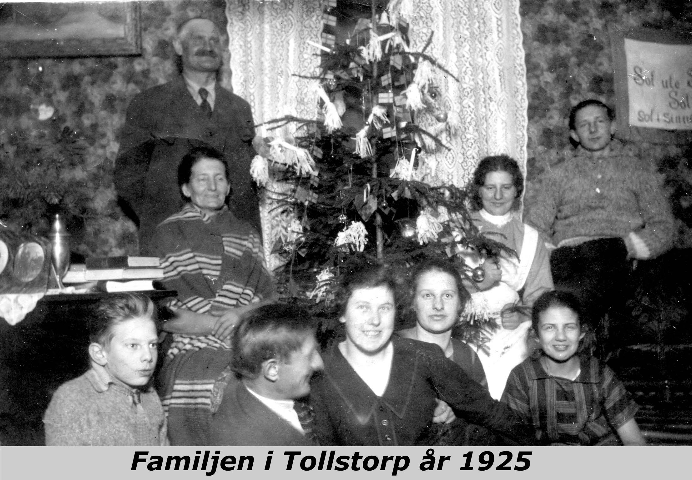 Familjen i Tollstorp 1925